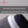 Montagut Men's 7A Anti-Odor 100% Cotton Mid-Calf Socks - Mugwort Essential Oil (5-Pair Pack)