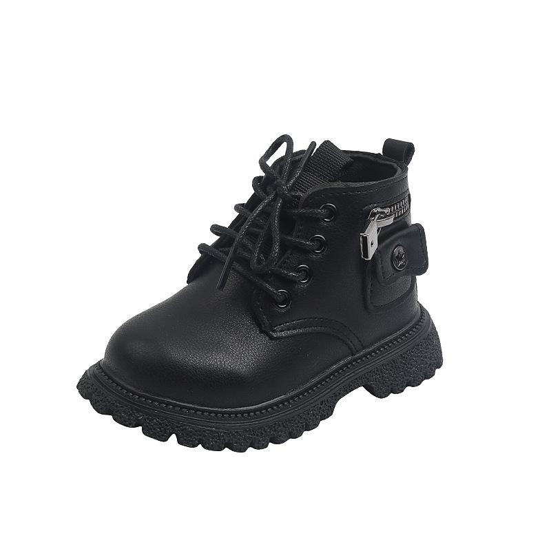 Neue Herbst Mädchen Martin Stiefel Sohle Lederstiefel