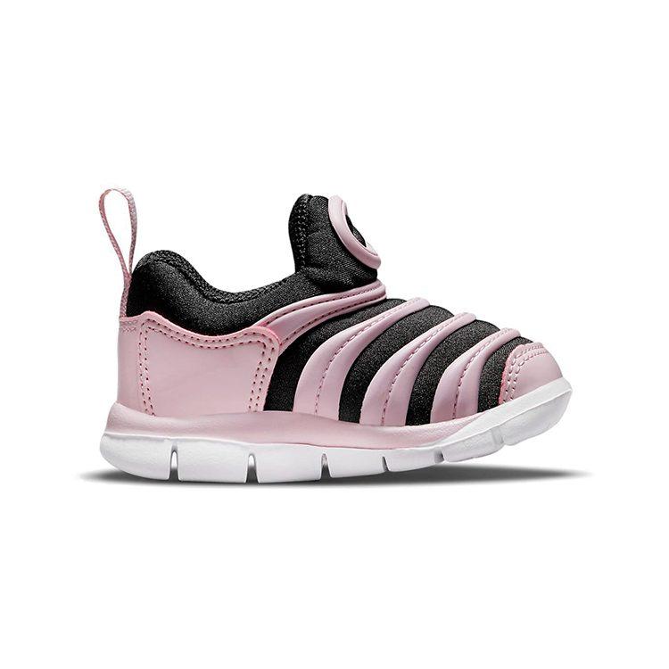 Nike Dynamo Free Comfortable Low top Sports Casual Shoes Black Pink Infant And Toddler 343938-027