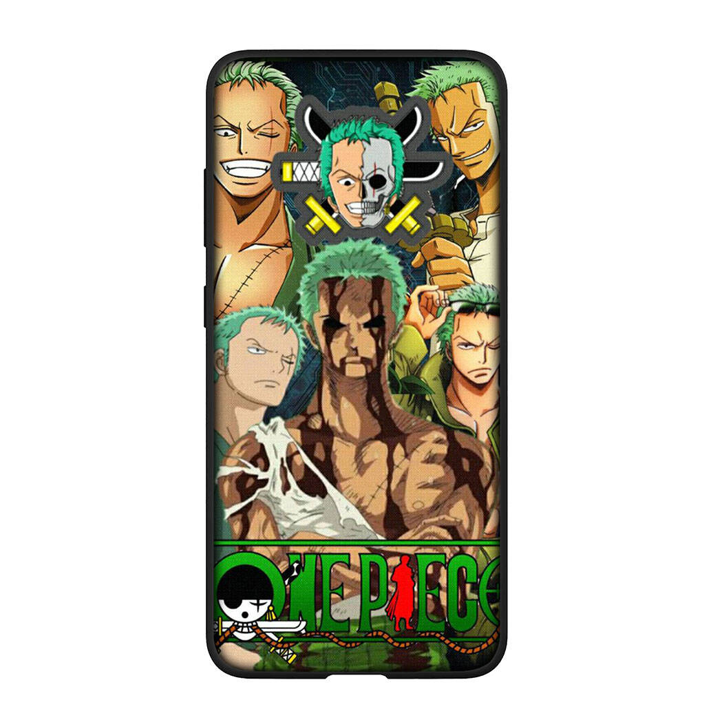 Phone Case for iPhone 17 15 16 Plus X Redmi Note 14 12 11 13 Pro Max Huawei P30 P20 Lite OPPO A60 A40 A80 A16 Cute Luffy One Piece Roronoa Zoro Cover