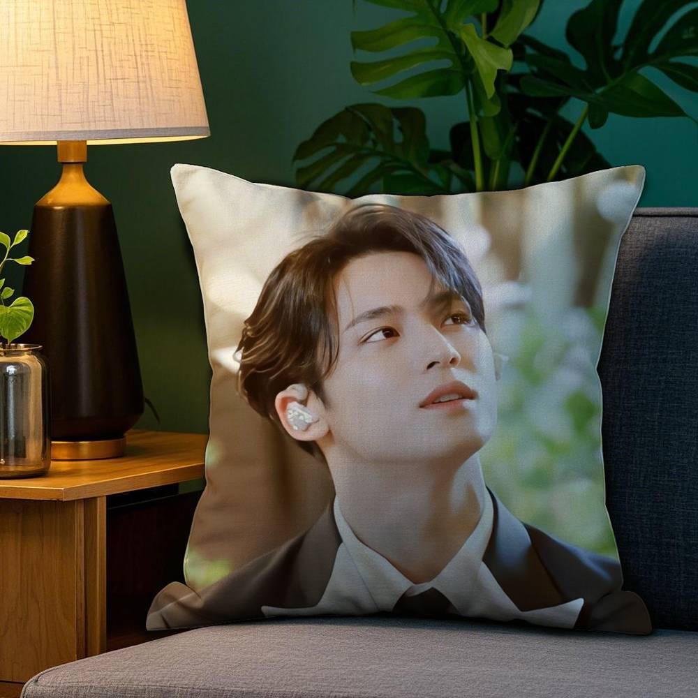 Singer M-Mingyu Pillow Case Sofa Living Room Bedroom Double-sided Printing Square Cushion Nap Time Cushion Cover