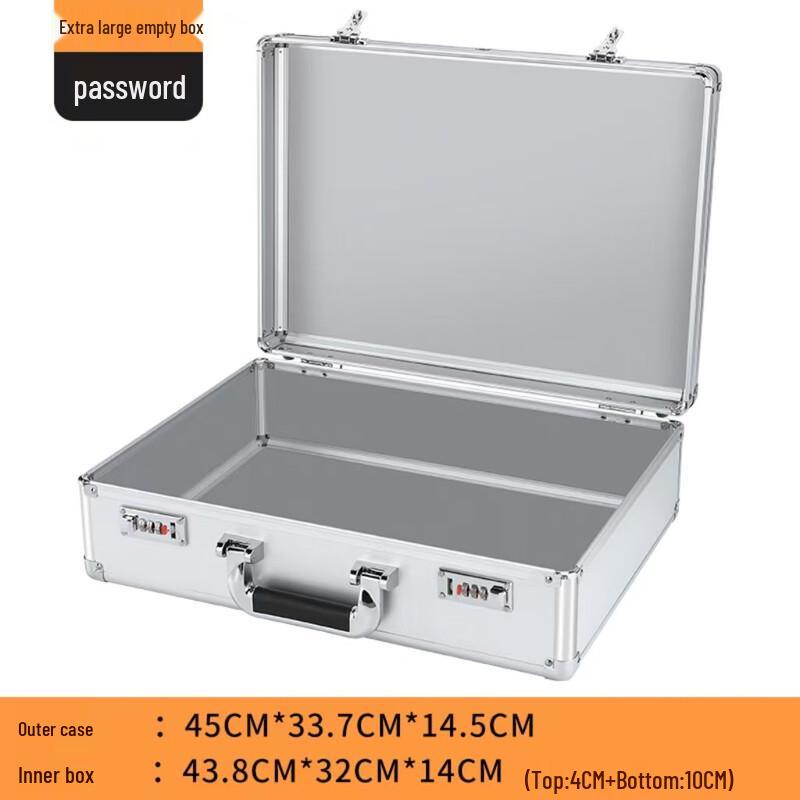 Lilang Extra Large DIY Aluminum Alloy Tool Case with Password Lock