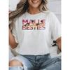 Malle Besties Mallorca Bachelorette Party T-Shirt - Y2K Retro Oversized Unisex Tee Suitable For Men & Women, Hot Transfer Print Baggy Fit With