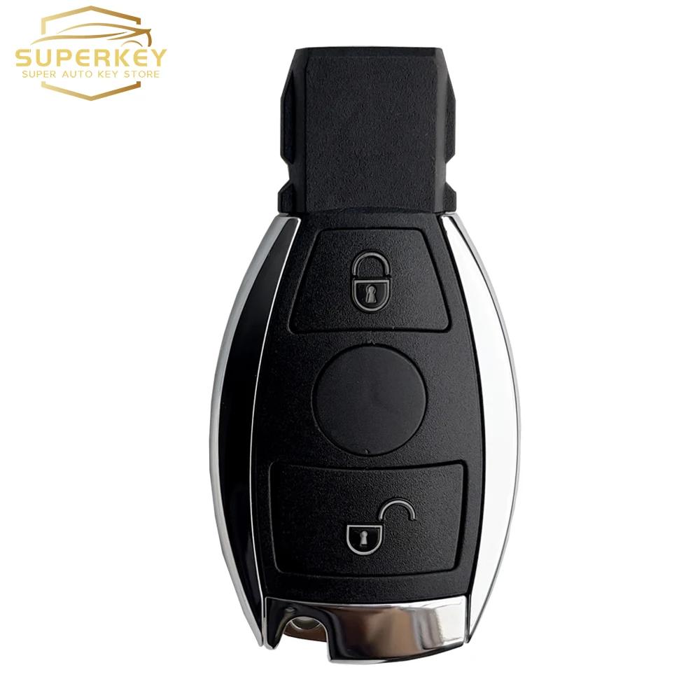 SUPERKEY For Mercedes Benz BGA NEC B C E R S CL GL SL CLK SLK W203 W211 W204 Fob 2/3/4 Knapper Smart Fjernkontroll Bilnøkkel Skall Etui