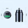 100W Mini Car Charger Lighter Fast Charging USB Type-C Dual Port Invisible For Porsche Panamera Macan Boxster Cayman 911 sticker VT6