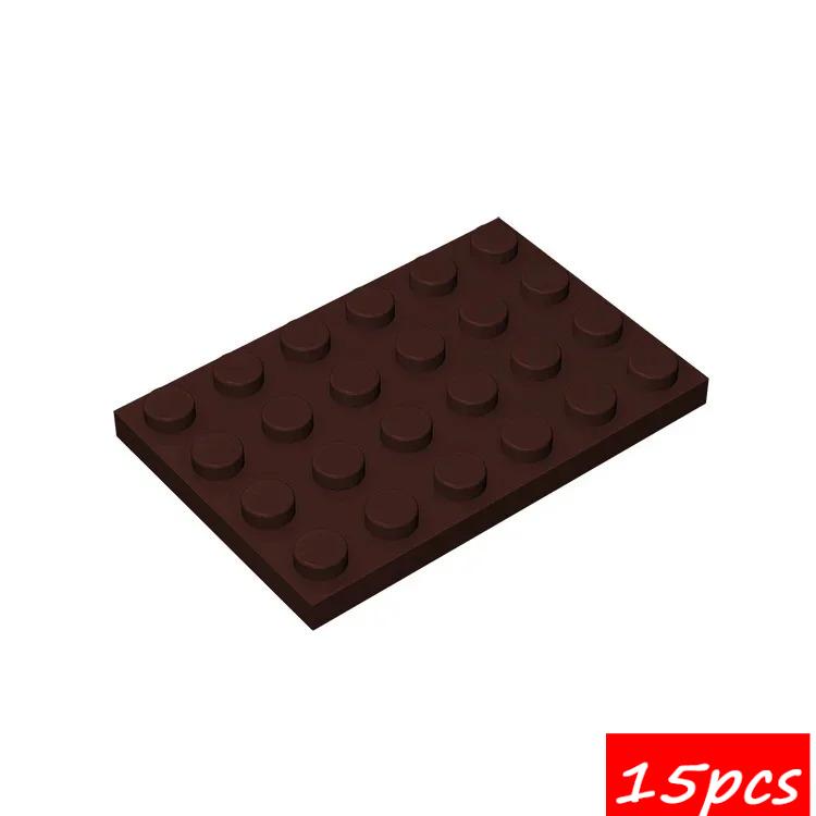 15PCS Compatible Assembles Particles 3032 4x6 DIY Building Blocks Thin Figures Bricks Assembly Educational Toys For Kids Gifts