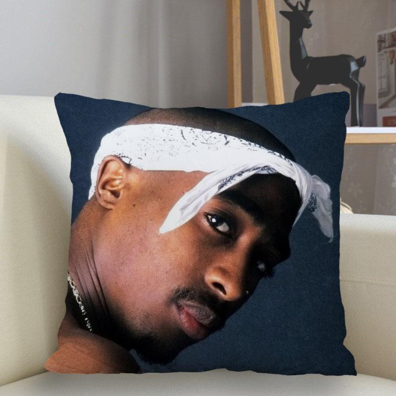 Musife New Custom 2Pac Tupac Pillowcase Sofa Decorative Cushion Cover Pillowcase Home Decor Drop Shipping
