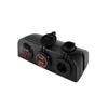 3 In 1 Tent Base Dual USB Car Charger Socket Power Outlet LED Digital Voltmeter Power Socket for Truck Car Marine
