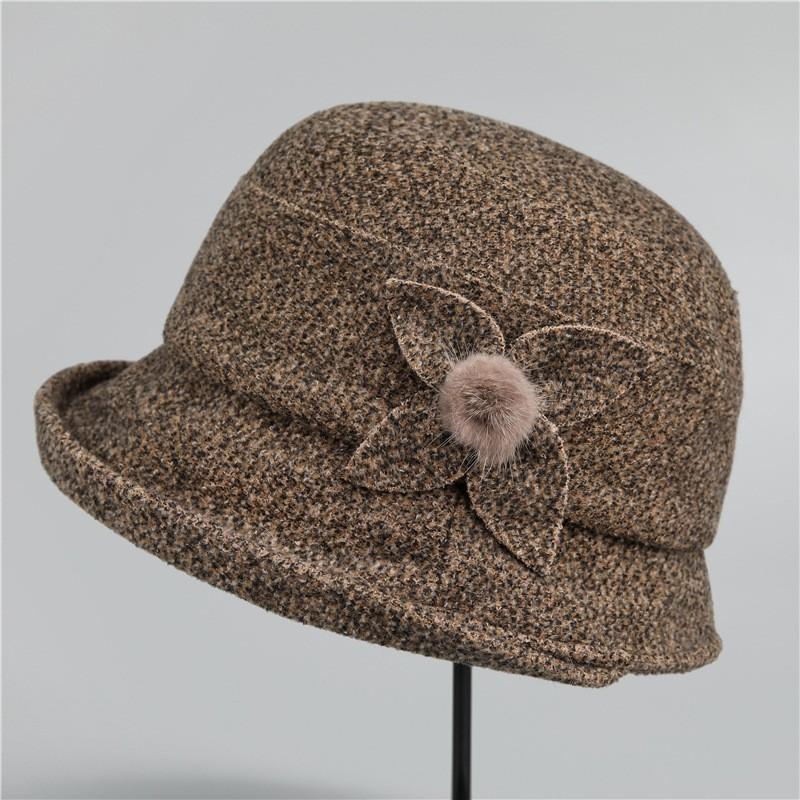 

Knit Fall Winter Elderly Womens Fisherman Hat With Warmth And Windproof Protection For Senior Fashion хаки