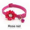 Colorful Cute Collar for Cats and Dogs Flower Bell Adjustable Collar with Bell Collar Pet Supplies 7 Colors Are Available