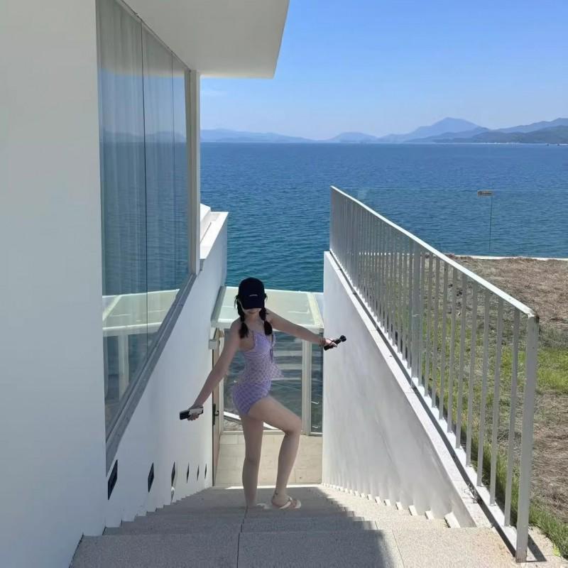 INS Vacation Style Sexy Strap Hot Girl Bikini Swimsuit Small Chest Soak In Covering Flesh Showing Slimming