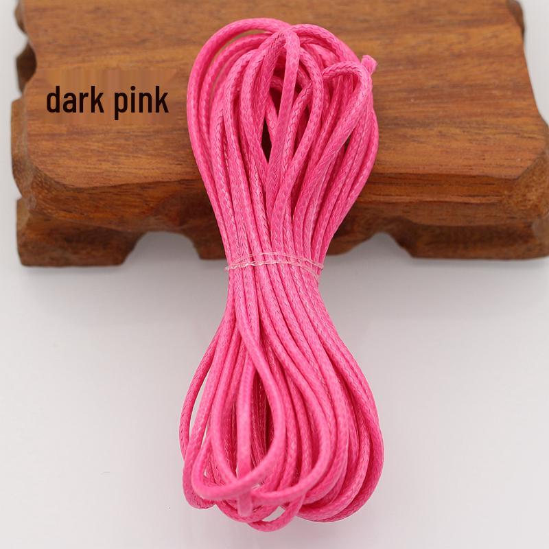 Korean Wax Cord for DIY Jewelry: 2.0MM Snake Pattern Leather Rope for Bracelet & Necklace Weaving