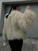 Available Now: 2024 Women's Fashion Solid Color Faux Fur Coat - Warm, Fuzzy, Long Sleeve Winter Outerwear.