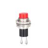 5/20PCS Small 10MM DS-314 Lock-Free Button Switch Unlocked Self-reset Doorbell Horn Electric Switches Fixed Upper Threaded Panel