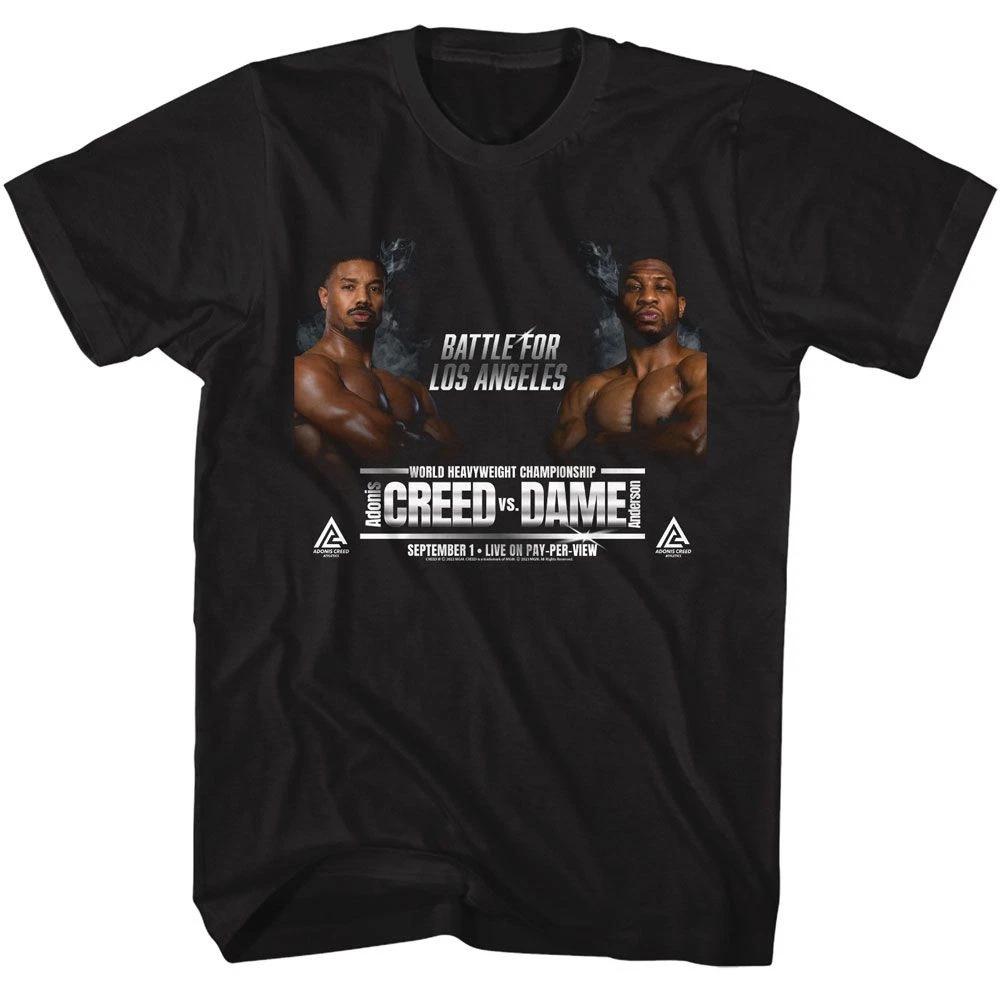 Rocky - Creed V Dame - American Classics - Solid Black Short Sleeve T-Shir 140