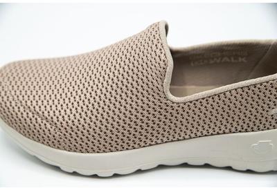 Ténis Go Walk Joy Mulher taupe/dourado