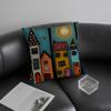 Painted Forest House Cushion Cover Pillowcase Ultra Soft Skin Friendly Fabric Cloud Like Comfort & Concealed Zipper