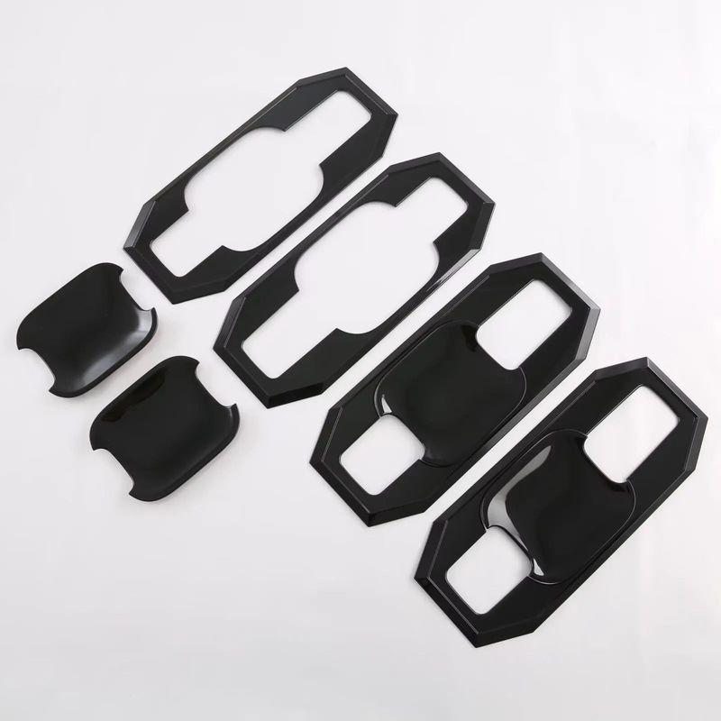 For Ford F150 F-150    2024 ABS Door Handle Cover Door Bowl Frame Trims Protective Sticker Car Styling Accessories