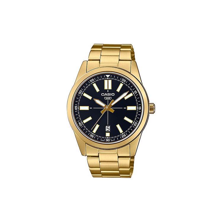 CASIO Men Standard Series Black Watch MTP-VD02G-1E MTP-VD02G-1E Black Dial
