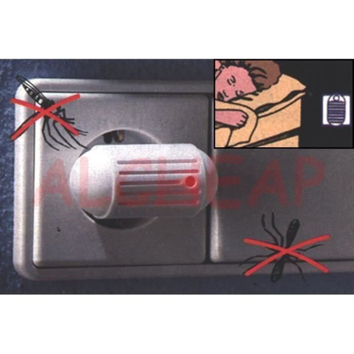 REPULSIF ULTRASONS ANTI MOUSTIQUE prise