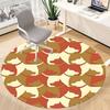 1pc Dogs Pattern Office Round Area Rug, Indoor Mat Suitable For Office, Under Office Chairs Bedroom Living Room Home Decor, Room Deco 103