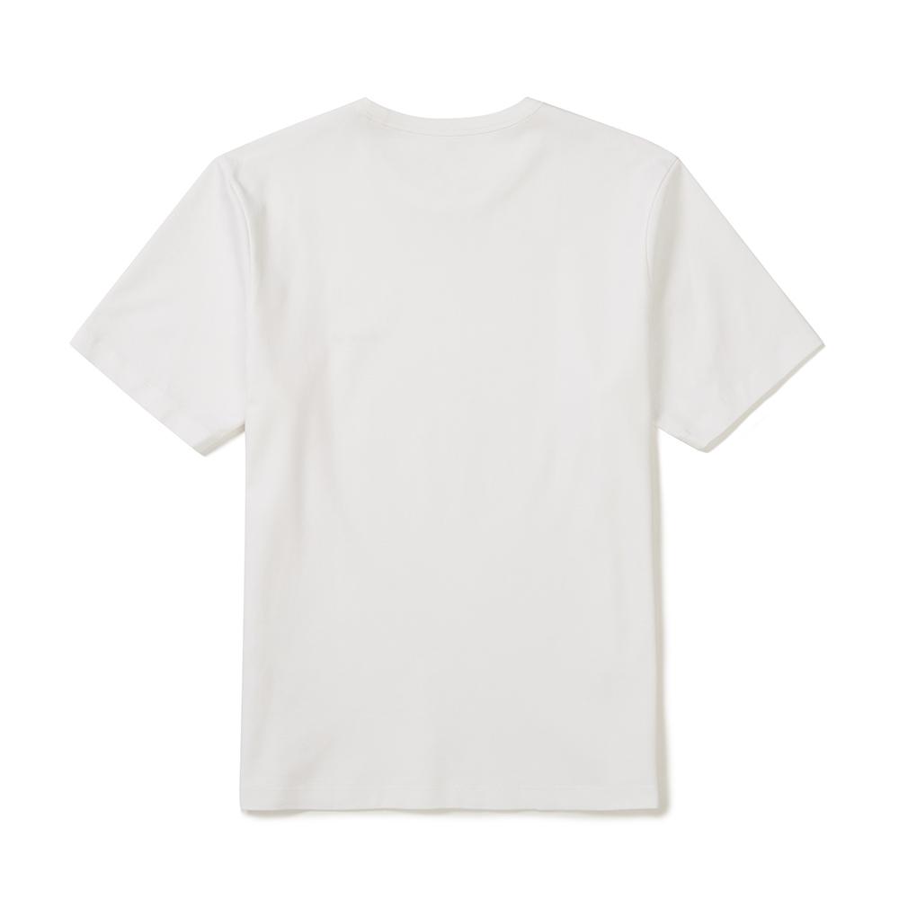 [Snowpeak] Supima Mercerized Short-sleeve T-shirt White (S25MMFTS28)