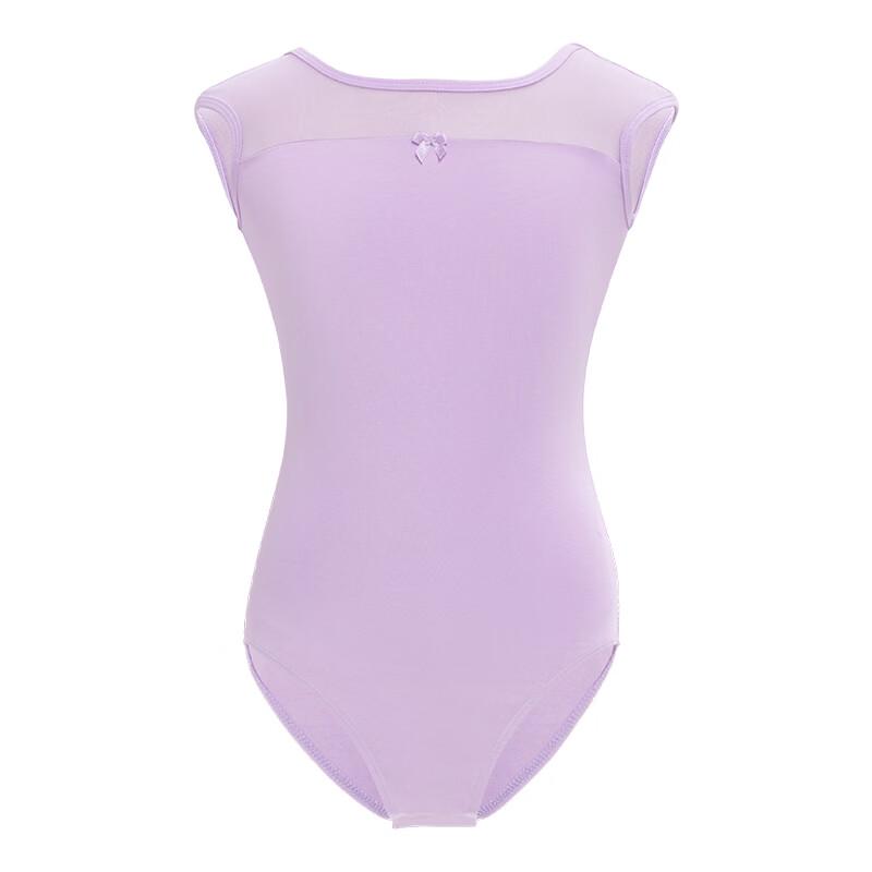 Girls' Mesh Splice Ballet Leotard