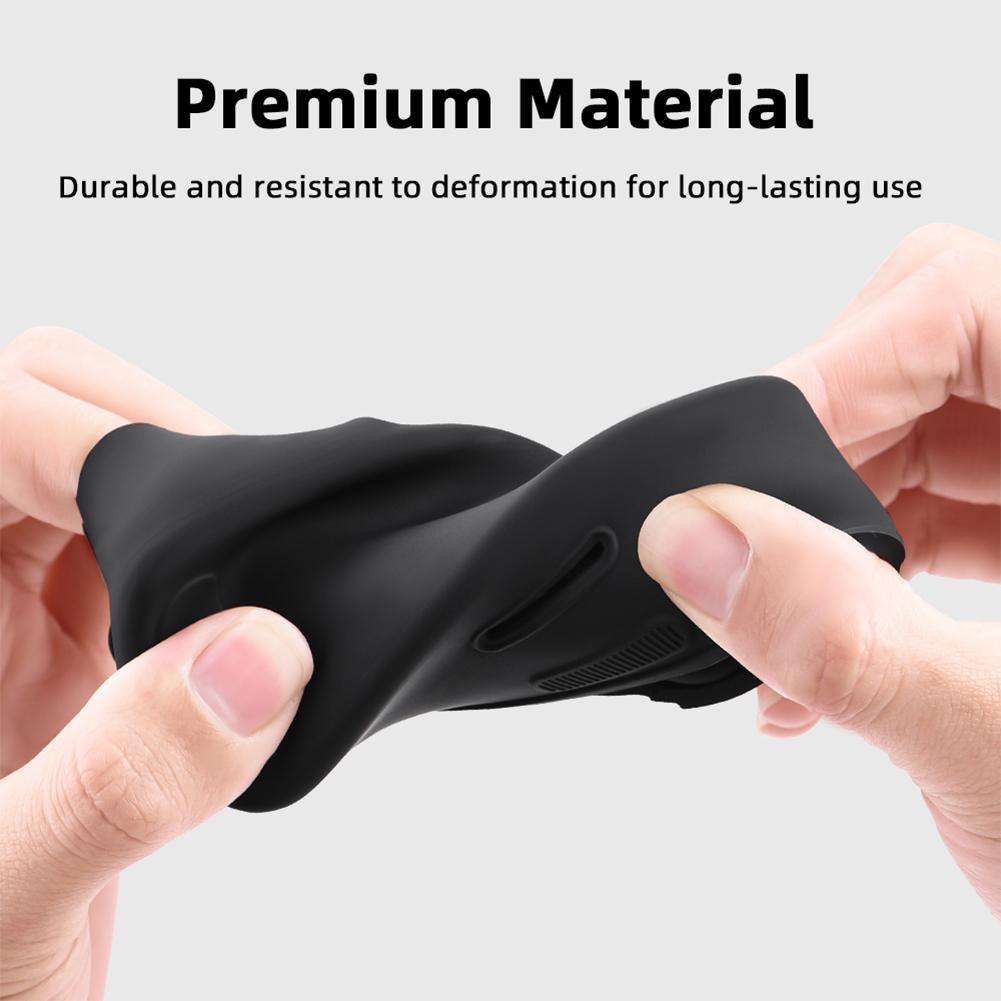 For DJI Mic Mini Charging Box Silicone Protective Cover Dustproof Wireless Microphone Silicone Protector Case Soft Silicone Case