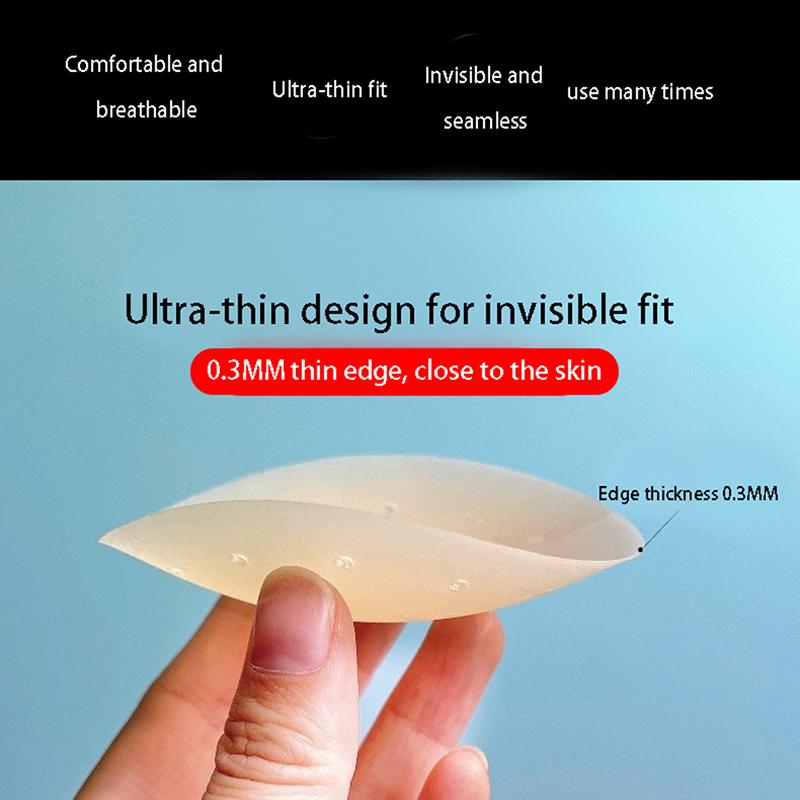 Perforated Breathable Light Proof Bump Proof Nipple Patch Silicone Breast Patch