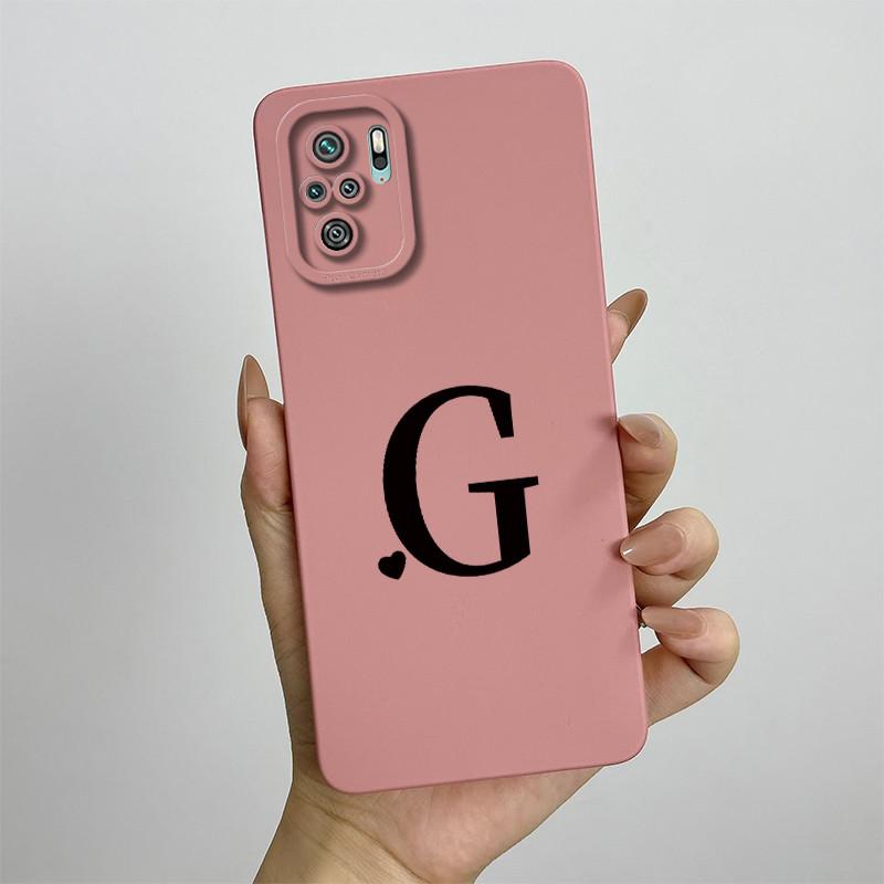For Xiaomi Redmi Note 10 4G Case Note 10S Love Heart Letters Cover Soft Silicone Case For Redmi Note 10 Pro Max Note10 S Bags