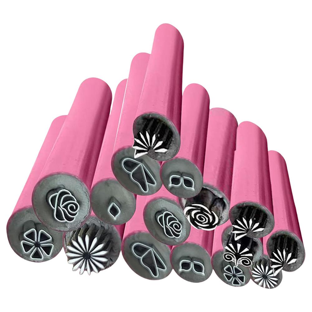 

Набор из 16 ручек для дизайна ногтей Набор штампов для дизайна ногтей с различными узорами Инструменты для дизайна ногтей Инструменты для точек для дизайна ногтей для женщин и девочек