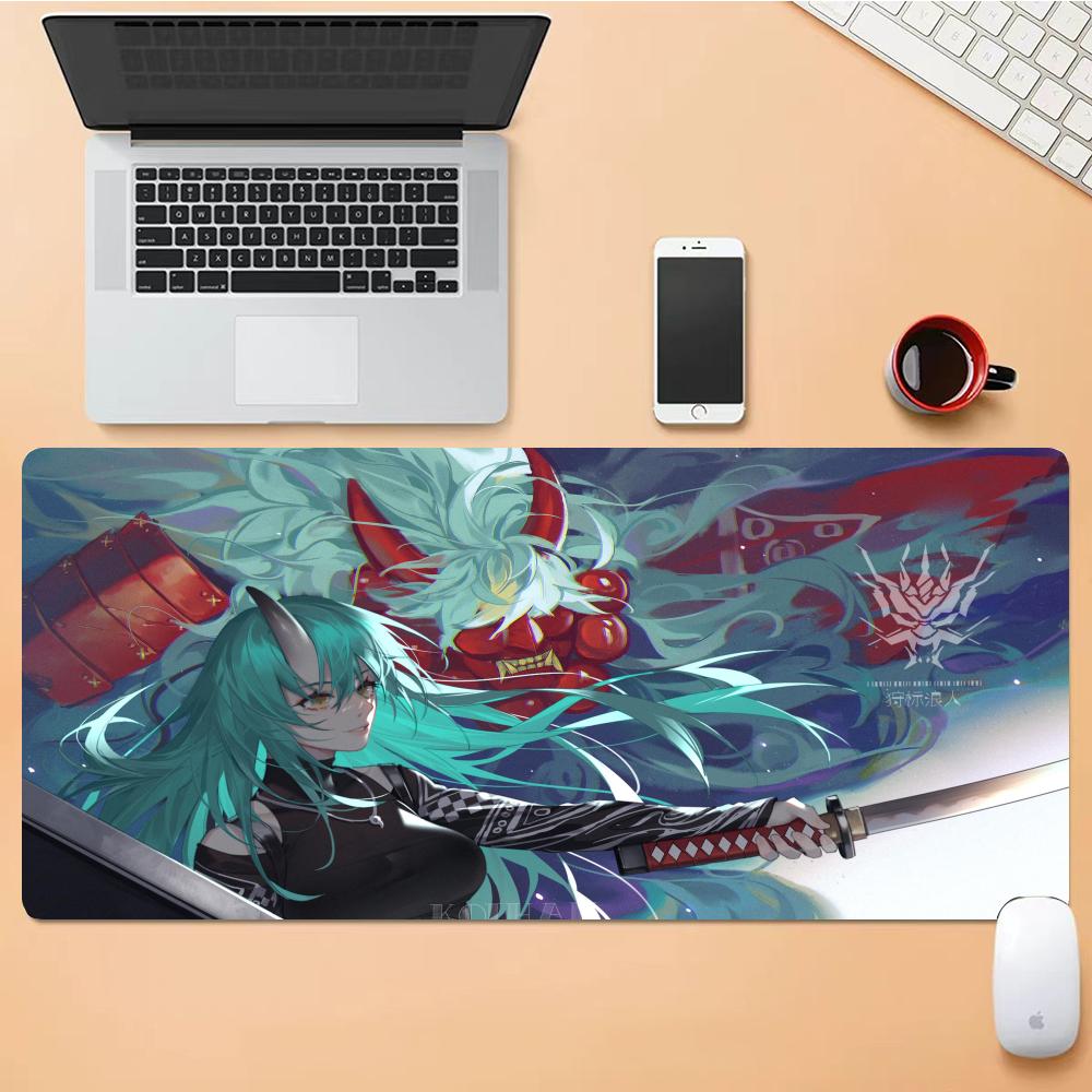 Anime Girl Mouse Pad Cute HD Mousepad Pad Extended Gaming Keyboard  LargeMousepad 90x40cm XXL Gamer Mousepad