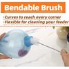 Hummingbird Feeder Cleaning Brushes, Versatile Bendable Cleaner Brush for Various Size Feeders, Gentle Bristles with Soft Tip, No Rust of Stainless