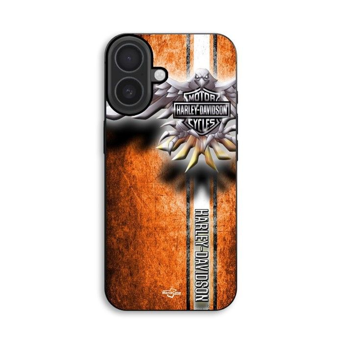 Hülle Für iPhone 18 Harley Davidson Motor Adler Maniacase schwarz