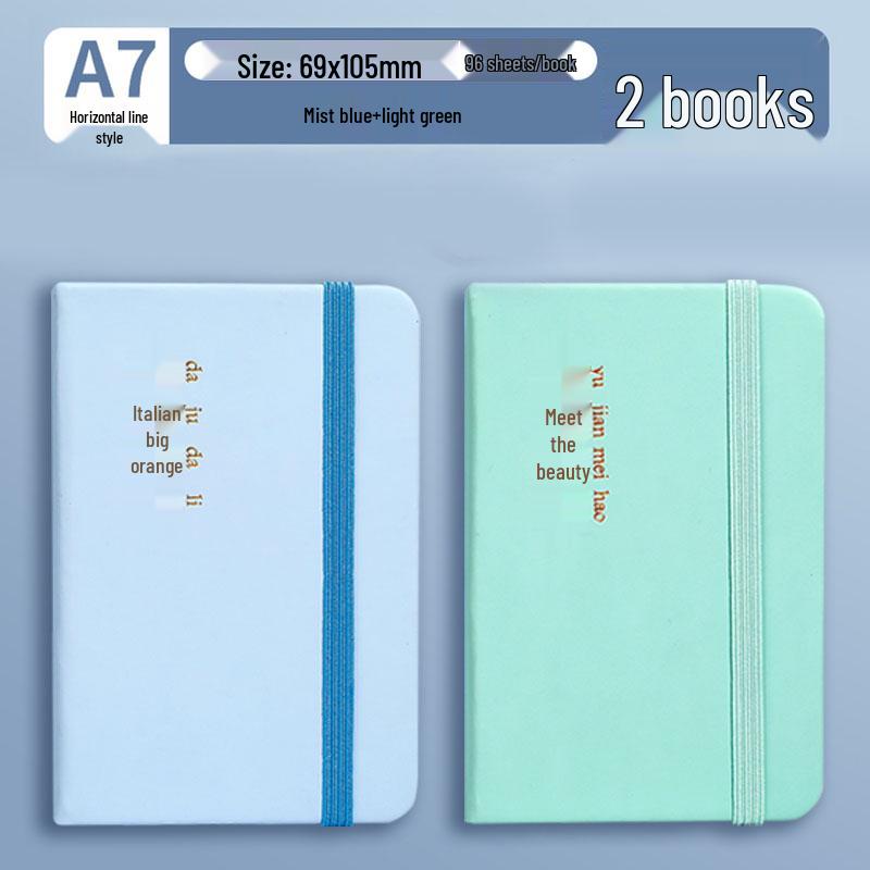 A7 Mini Pocket-Sized Notebook: Portable, Simple, and Perfect for Students