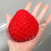 Simulation Strawberry Squeeze Toy Silicone Cartoon Fidget Toy Strawberry Pinch Toy  Practical Jokes