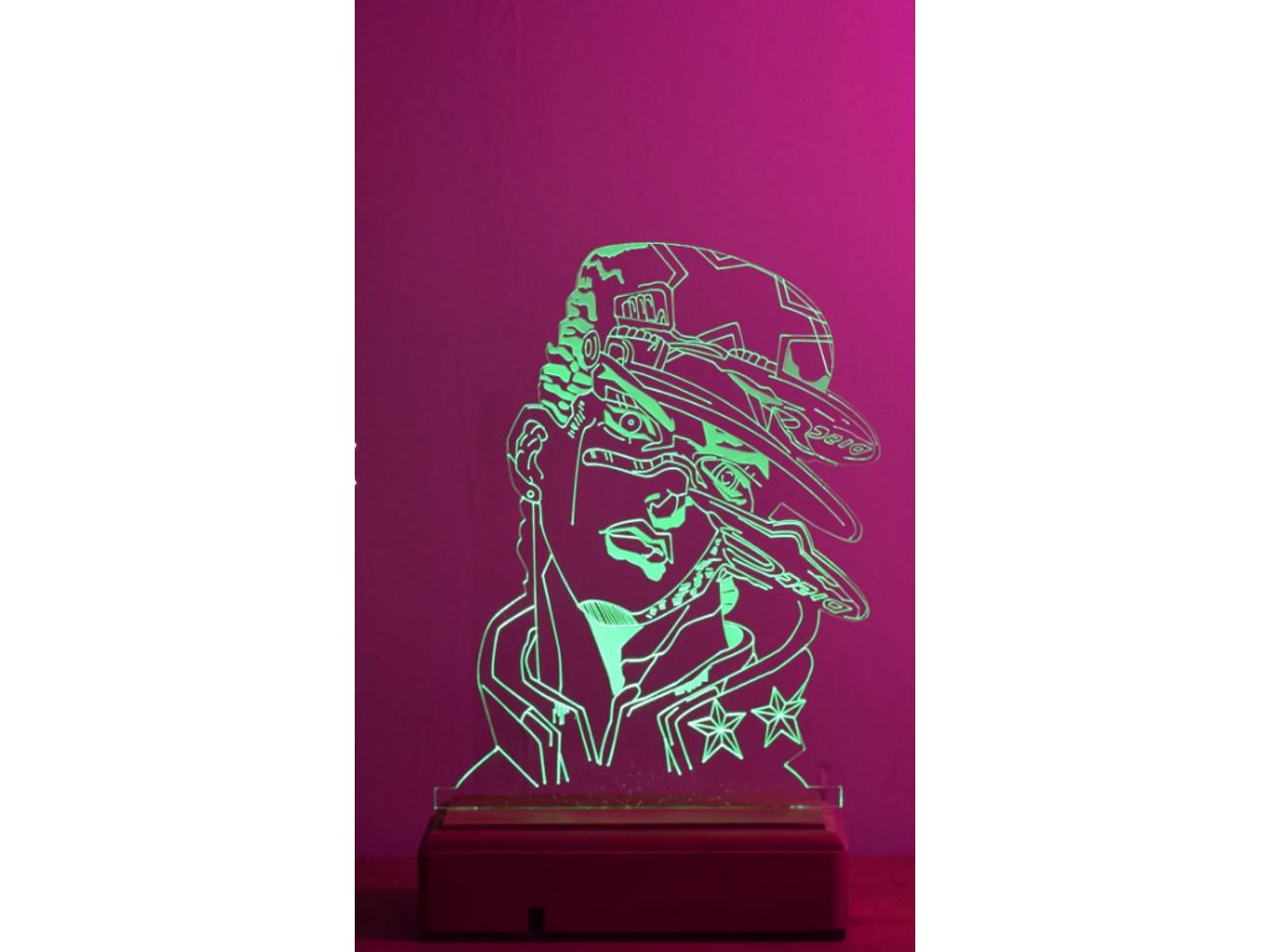 

Jotaro Kujo - Jojo s Bizarre 16 Colours аніме Night Light
