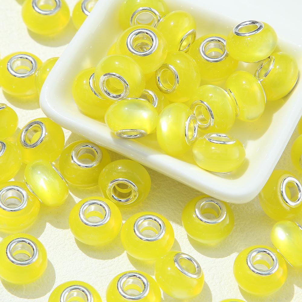 DIY Acrylic Cat Eye Beads for Handmade Bracelet Jewelry