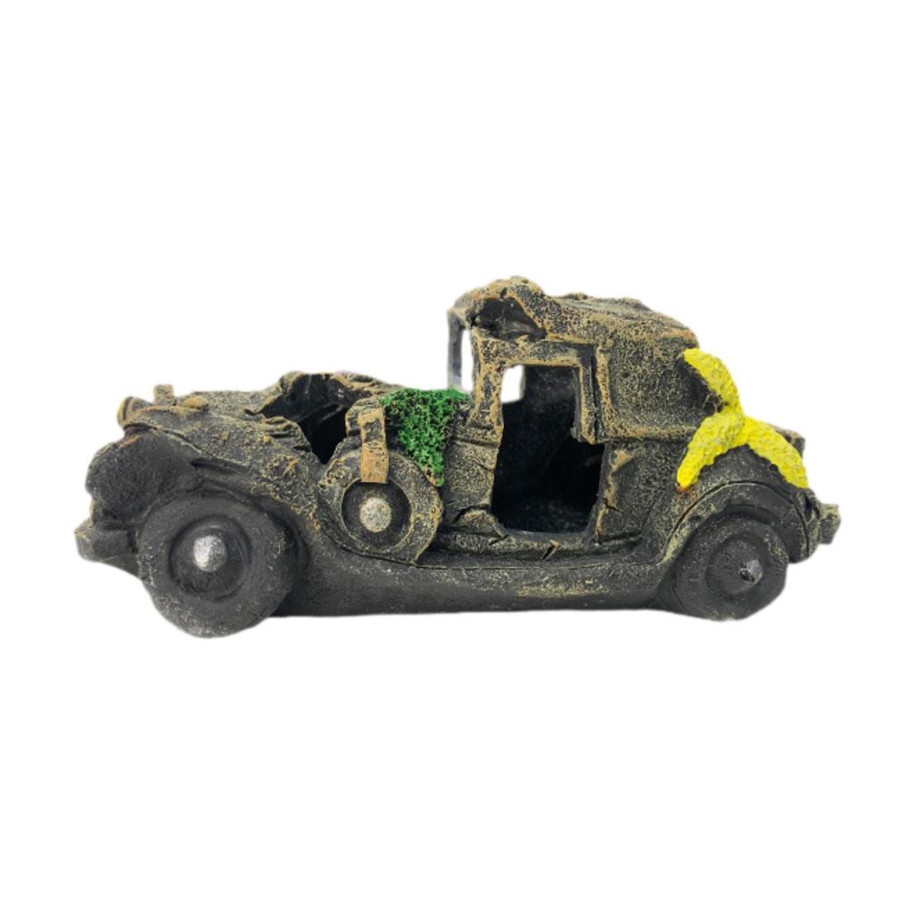 Resin Auto Wreck Aquarium Decoration for and Fresh Water Crustaceans