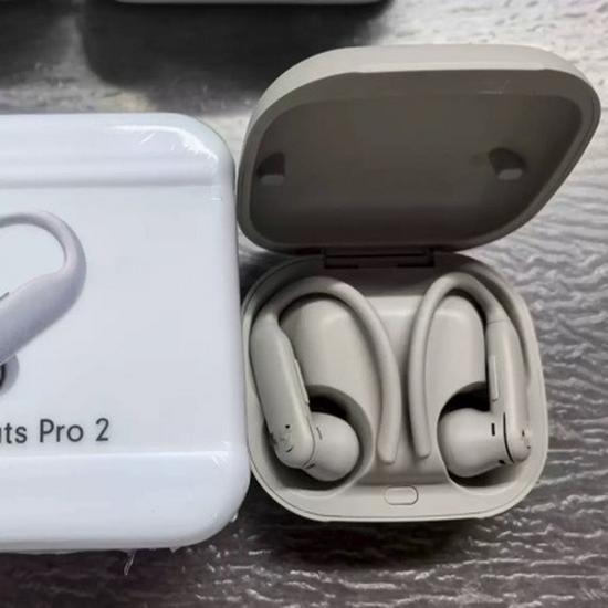Power Pro2 Over-Ear Wireless Bluetooth Earphones with B Logo Pop-Up Window for Sports