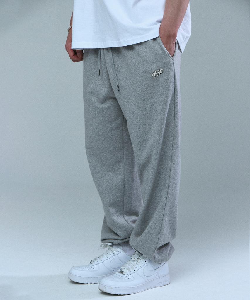 Mihag Metal Logo Jogger Pants (Gray)