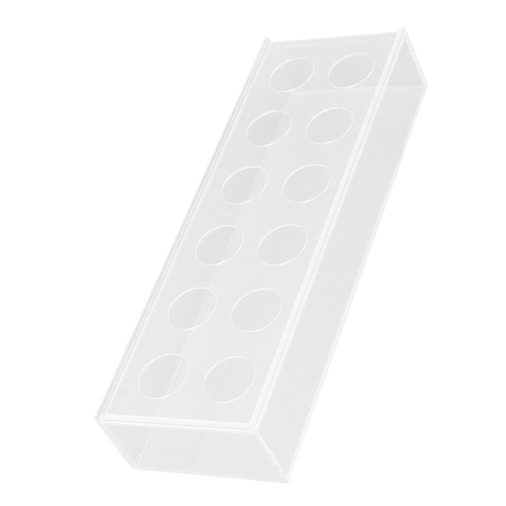 Rectangular Floral Centerpiece Clear Acrylic Flower Vase for Dining Table Wedding Party Home 12