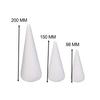15x Craft Foam Cones DIY Home Project Cake Topper Christmas Tree for Table Centerpiece Celebration Party Activities Crafting