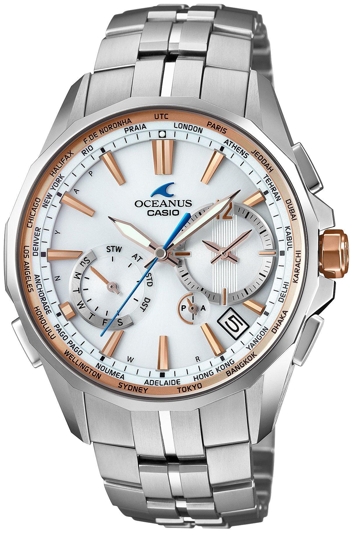 

[Casio] Oceanus Manta Radio Solar Pair OCW-S3400E-7AJF Silver
