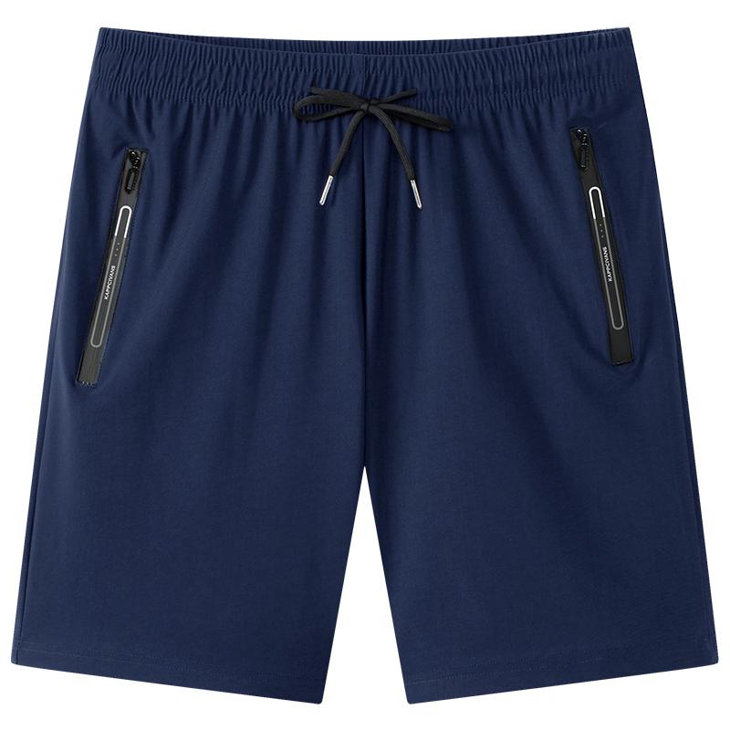 Summer Shorts Men's Ice Silk Sports Pants Quick Drying Beach Pants Plus Size Casual Pants