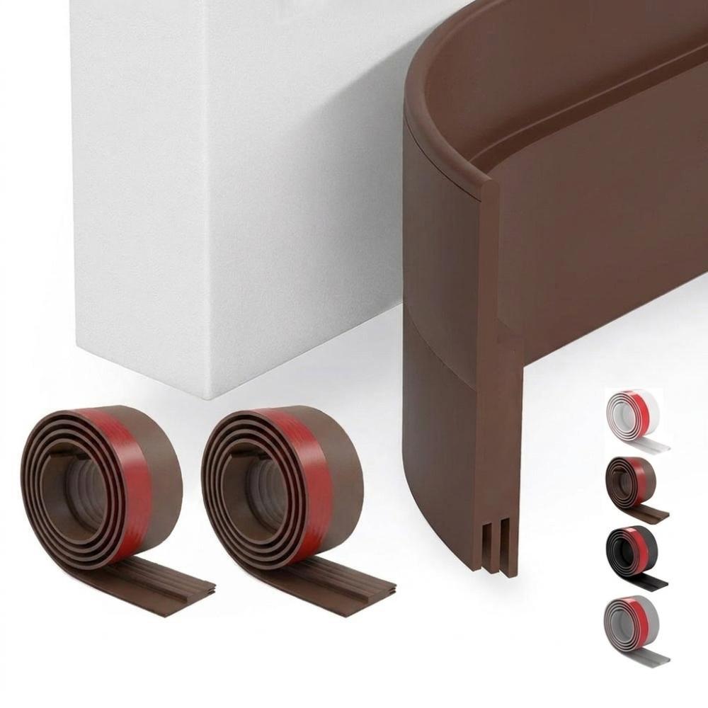 Self-adhesive Draught Excluder Silicone Door Draft Stopper Door Bottom Sealing Strip  Living Room
