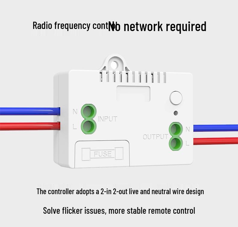Self-Powered Wireless Remote Control Switch: No Wiring, No Battery, Waterproof, Elastic Return, Random Placement