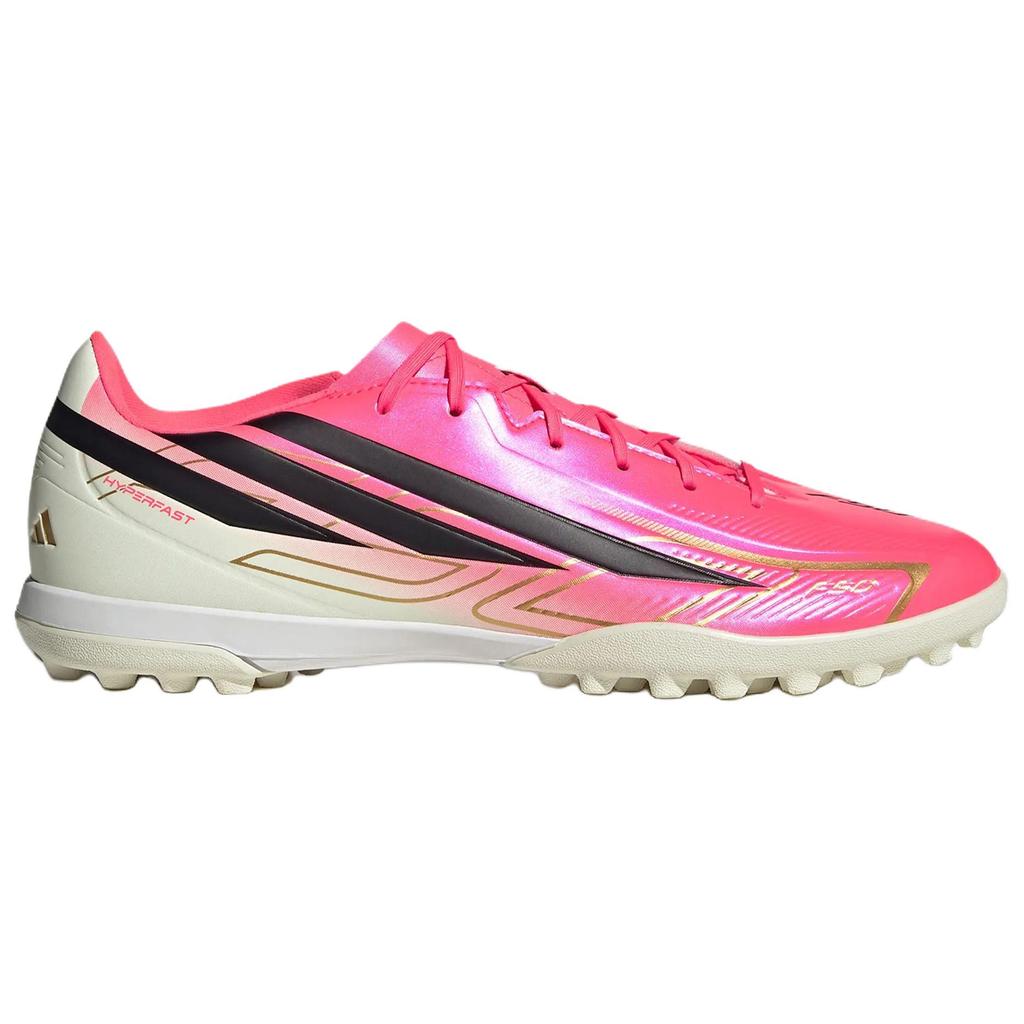Adidas F50 Hyperfast Club Comfortable Fit Soccer Shoes Unisex Soccer Shoes Pink Black IH4604