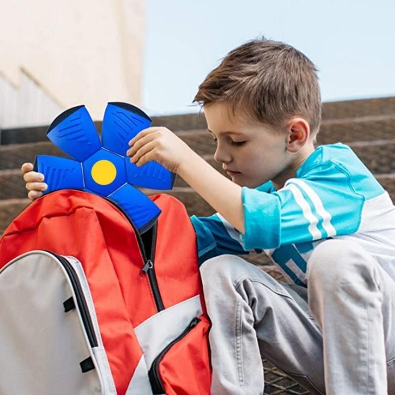 Frisbee Ball dla psa - przenośna zabawka urodzinowa dla szczeniaka interaktywna piłka Mako Stress Relief Kids Toys