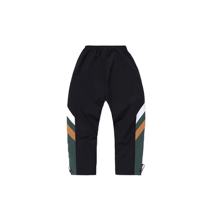 Li Ning Loose Fit Tapered Woven Sports Long Pants Men Bottoms Dynamic-Green AYKQ789-3